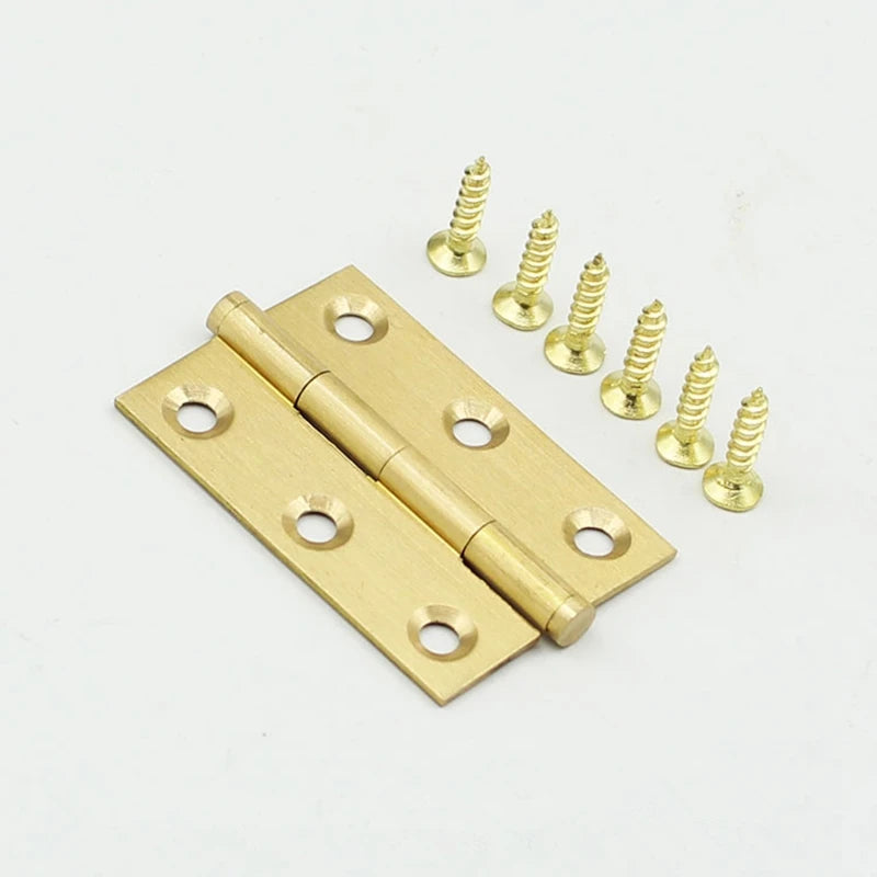 Solide Messing Schrank Scharniere in Gold für Möbel und Küchen 2-3