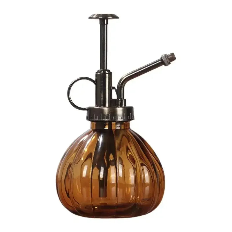 Vintage Glas Gießkanne mit Luftdruck-Spray für Garten und Haushalt