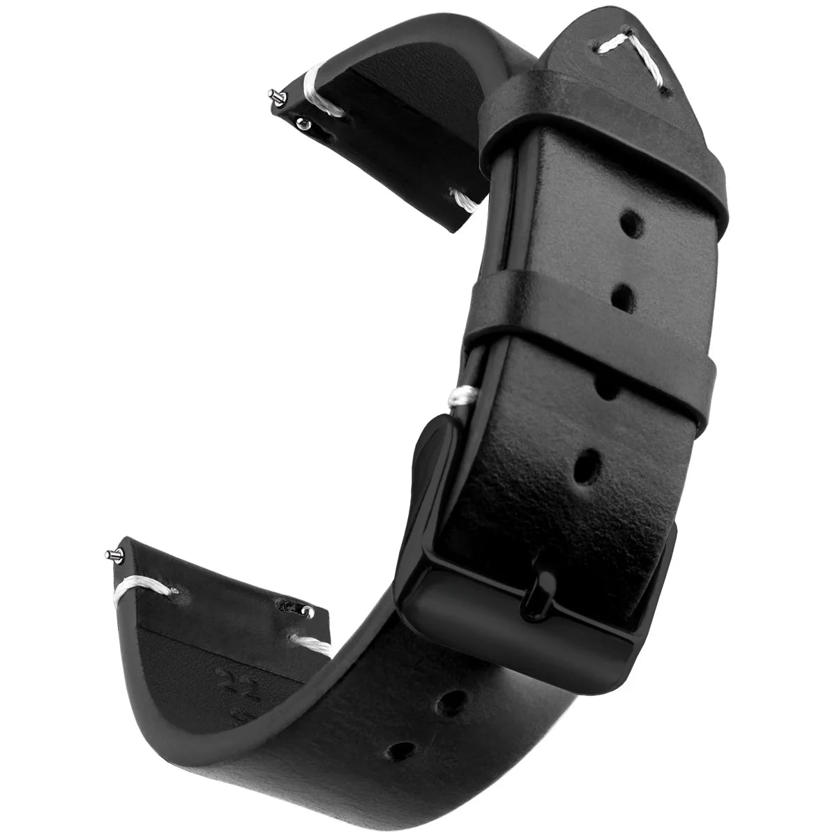 Wachs-Uhrenarmband aus echtem Leder mit Schnellverschluss in verschiedenen Größen