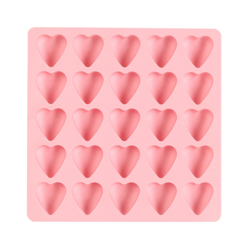 Dreidimensionale herzförmige Schokoladen-Silikon-Backform für Süßwaren