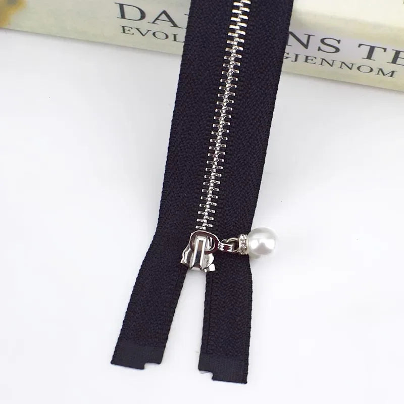 5er Set Metall Reissverschluesse offen 12-70 cm ideal fuer Taschen