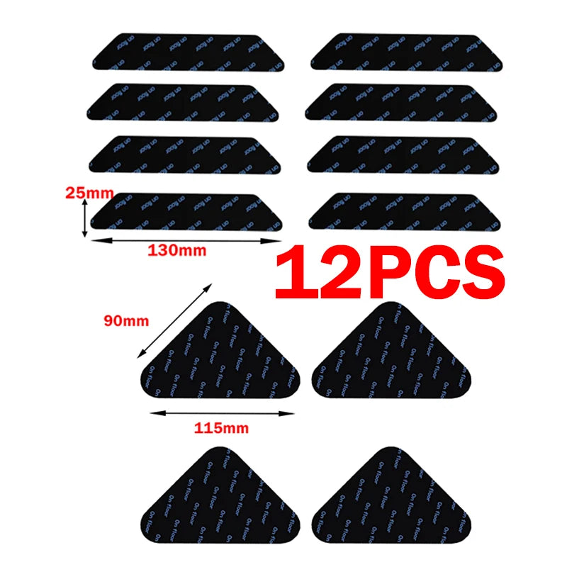 Rutschfeste Teppich Aufkleber Waschbar Anti Curling Patch für Bodenteppiche