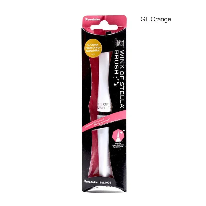 Mehrfarbiger Bling Pinselstift mit funkelndem Aquarellglitzer