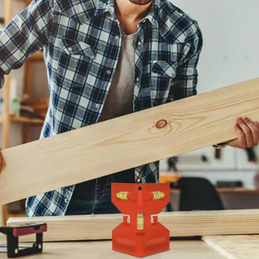 Magnetisches Nivellierwerkzeug 3 Libellen für Pfosten Rohre Holz