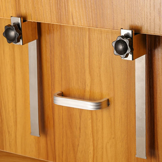 Unsichtbarer Schubladenbefestigungsclip mit verstellbarem Griff für Holzplatten