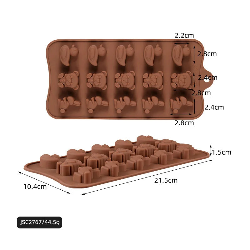 Flexible Silikon Kuchenform für Süßwaren Backen – Antihaft - Umweltfreundlich