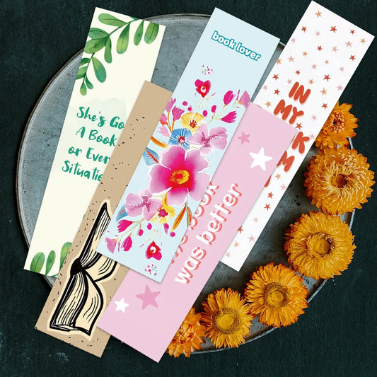 30-teiliges Cartoon Papier Lesezeichen Set für Schüler und Büro