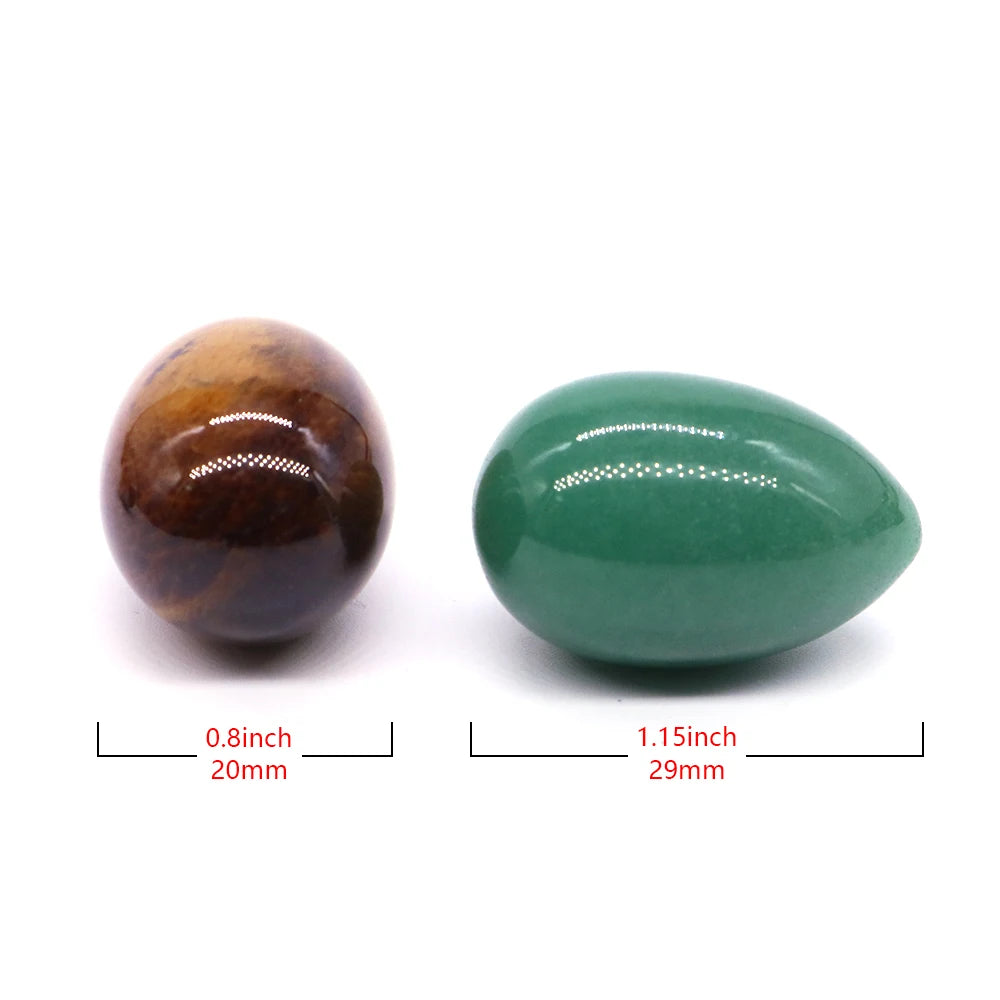 Edelsteine Yoni Ei zur Energieheilung und Meditation