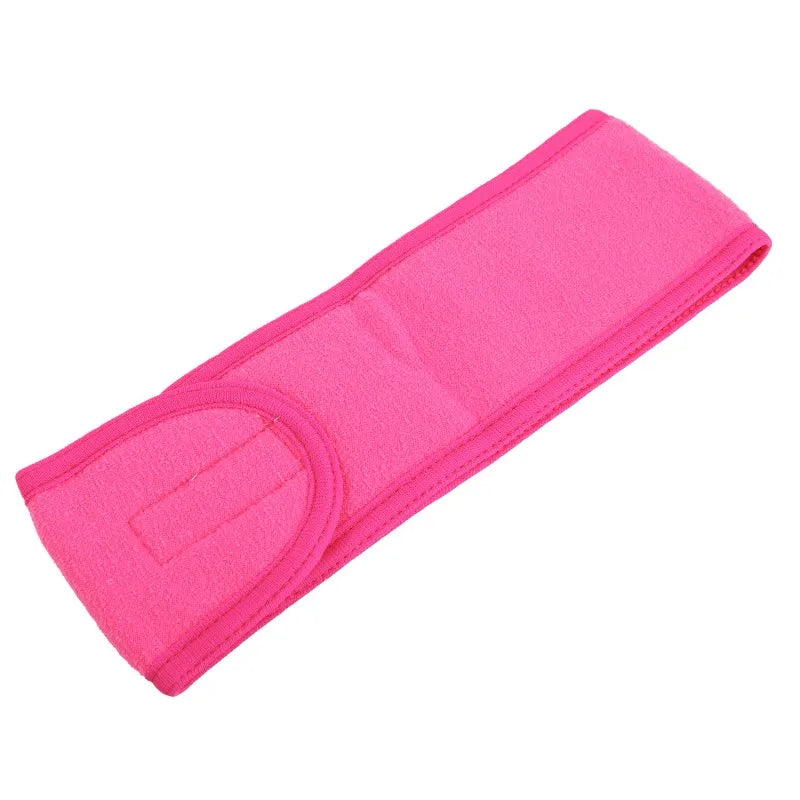 Verstellbares Frottee-Kopfband für Damen, ideal für Spa und Make-up