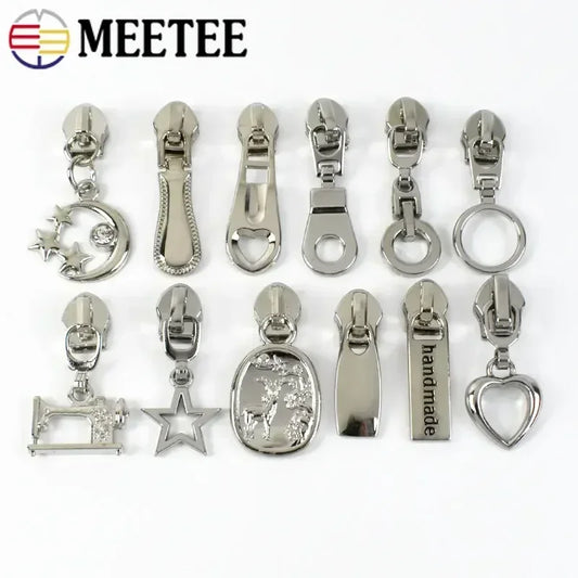 10 Stück Metall-Reißverschlussschieber für Nylon-Reißverschlüsse Reparaturset - Yabubest - Home & More