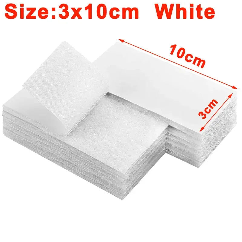 Starke selbstklebende Klettbandstreifen für festen Halt und Ordnung