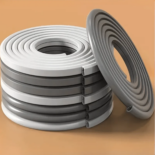 Selbstklebender PVC Kabelschutz Grau Flexibel für Kabelmanagement - Haustierschutz