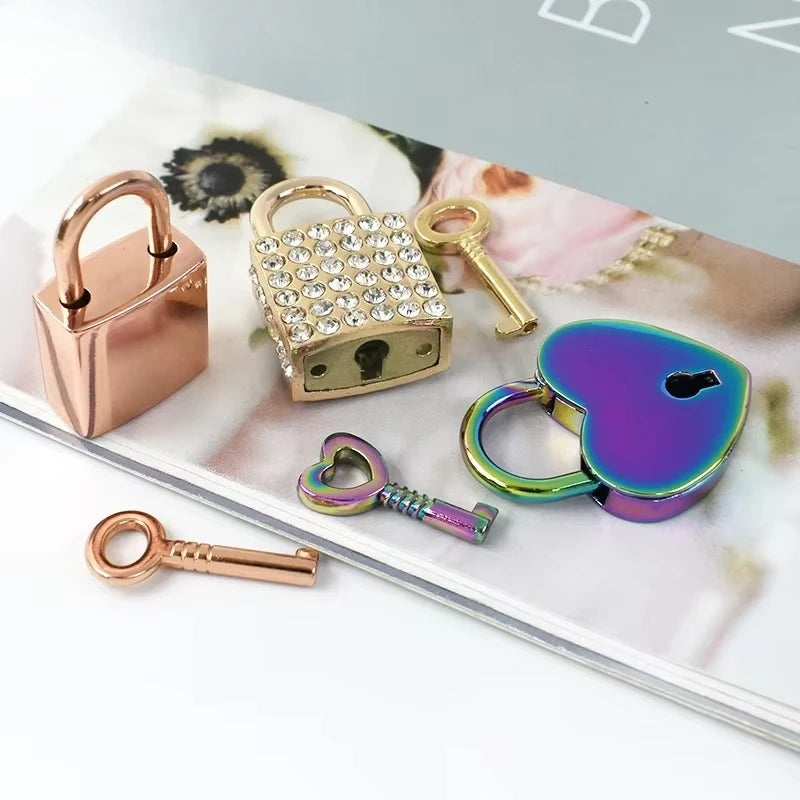 Robuster Metall-Drehverschluss für Handtaschen - Geldbörsen – 1-5 Sets