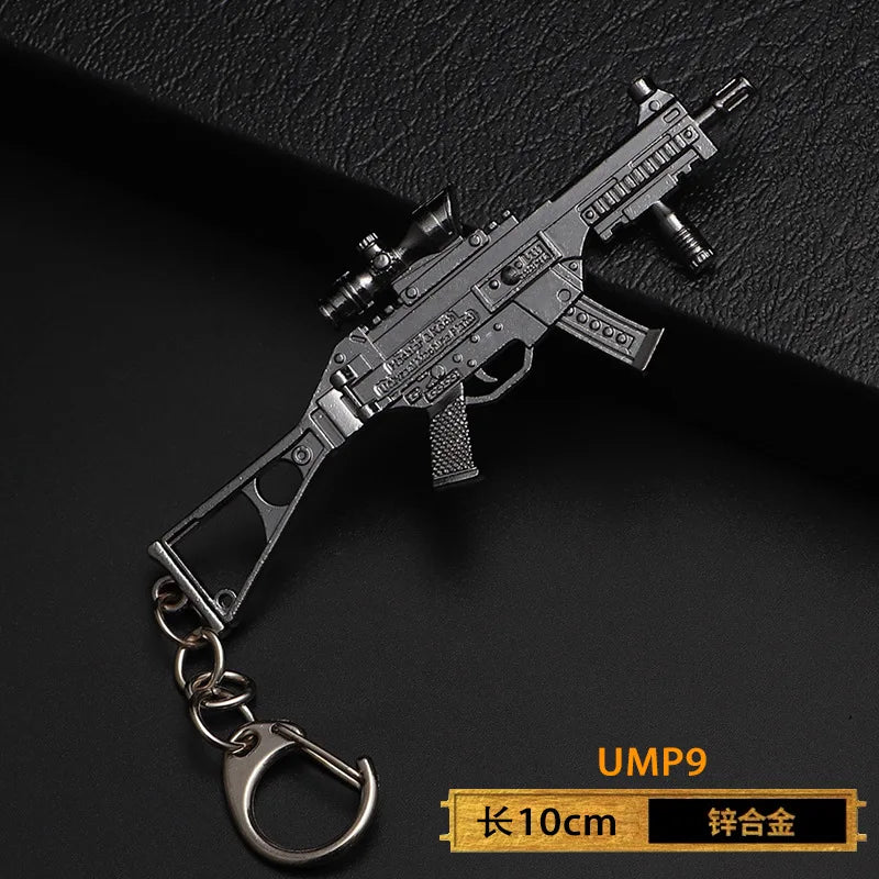 Spielzeugpistole Schlüsselanhänger aus Metall als Geschenk für Männer Jungen