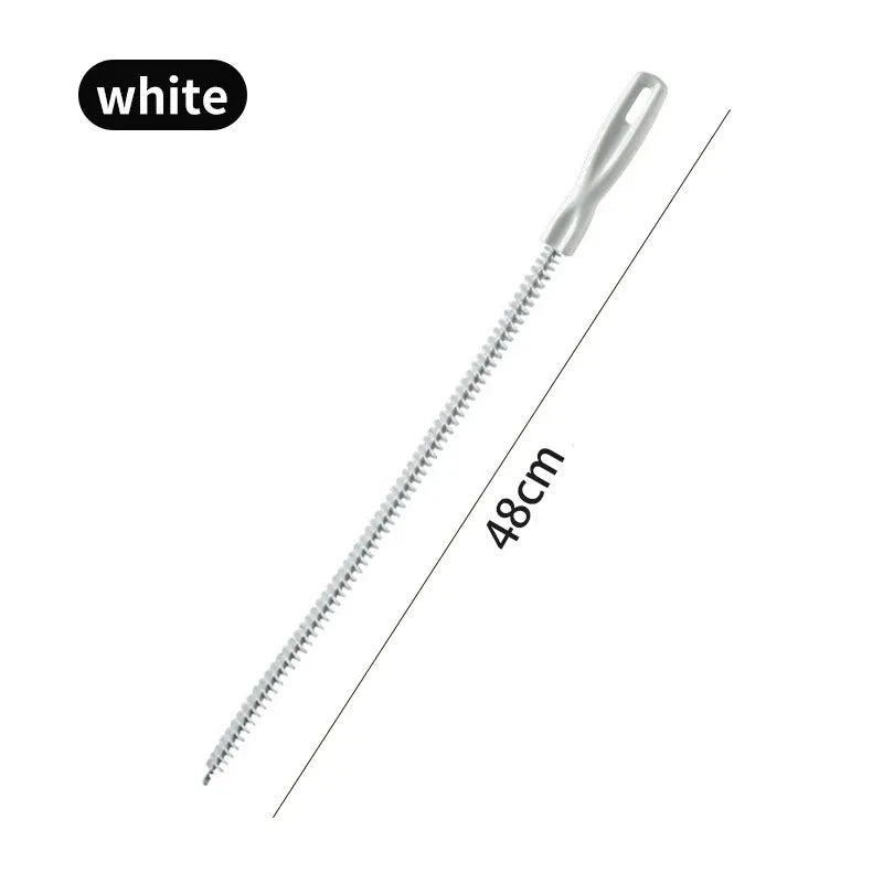 Flexible Abflussreinigungsbürste 48 71 cm für Waschbecken und Rohre