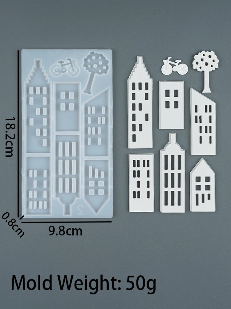 Silikonform für DIY Kerzenhalter im Haus Design