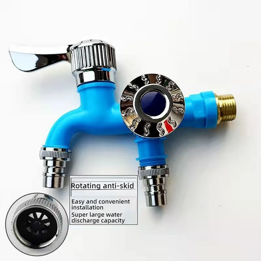 Multifunktions-Wasserhahn Küche Waschmaschine – Dual Control Edelstahl