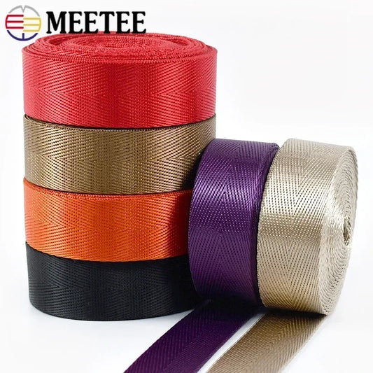 10 m Nylon-Gurtband 25 mm breit, vielseitiges Rucksack- und Taschenband - Yabubest - Home & More