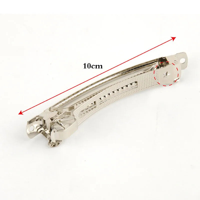 Elegante Satin Haarspange mit Netz für sicheren Halt – 11x9 cm Accessoire