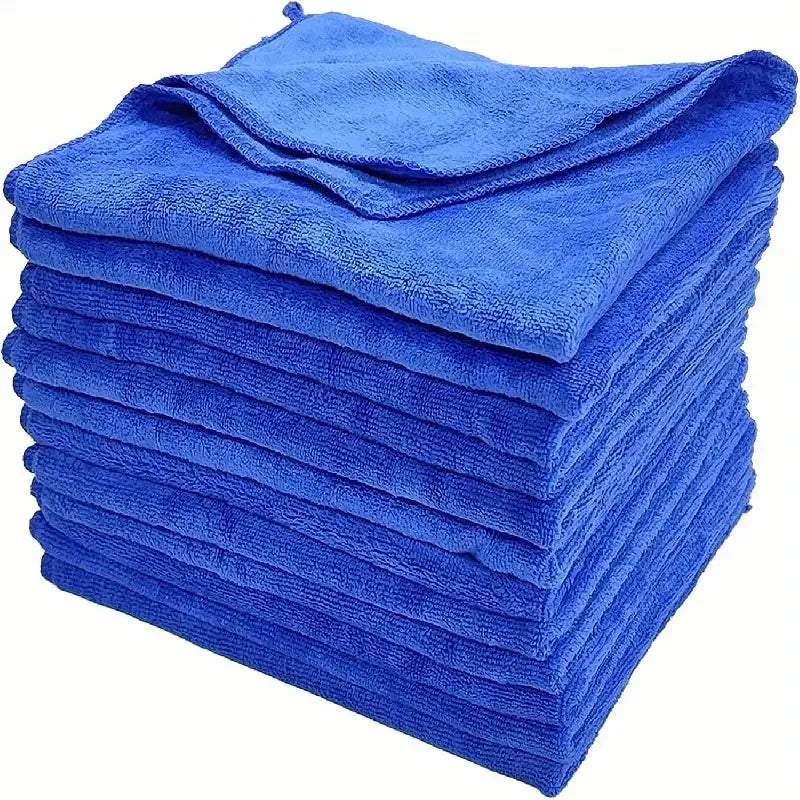 Ultraweiche - saugstarke 10er Mikrofaser Handtücher 30x30 cm – kratzfrei - antibakteriell
