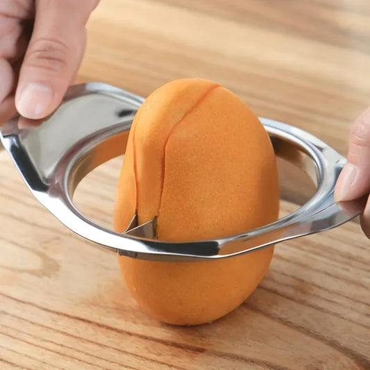 Effizienter Mango Slicer aus Edelstahl – schnelles Schälen - sauberes Schneiden