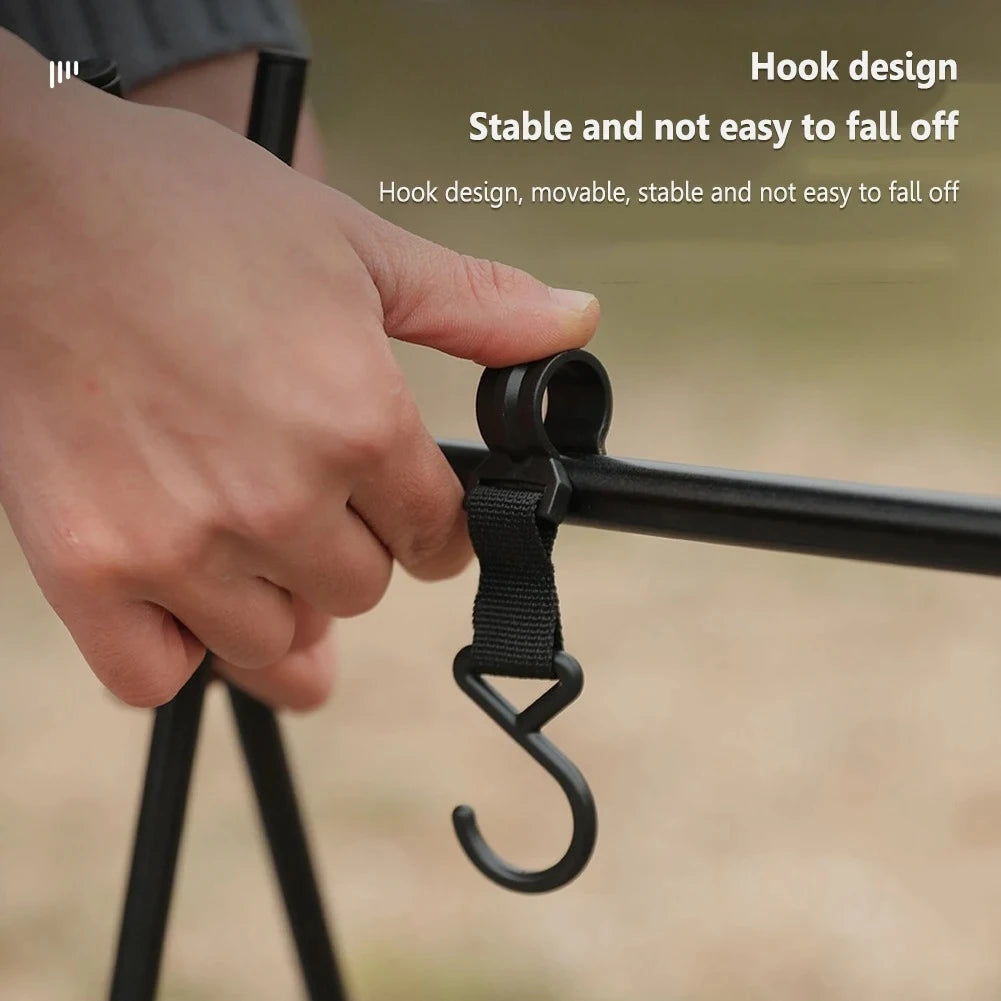 5 10 Stück S-förmige bewegliche Organizer Haken für Camping und Outdoor
