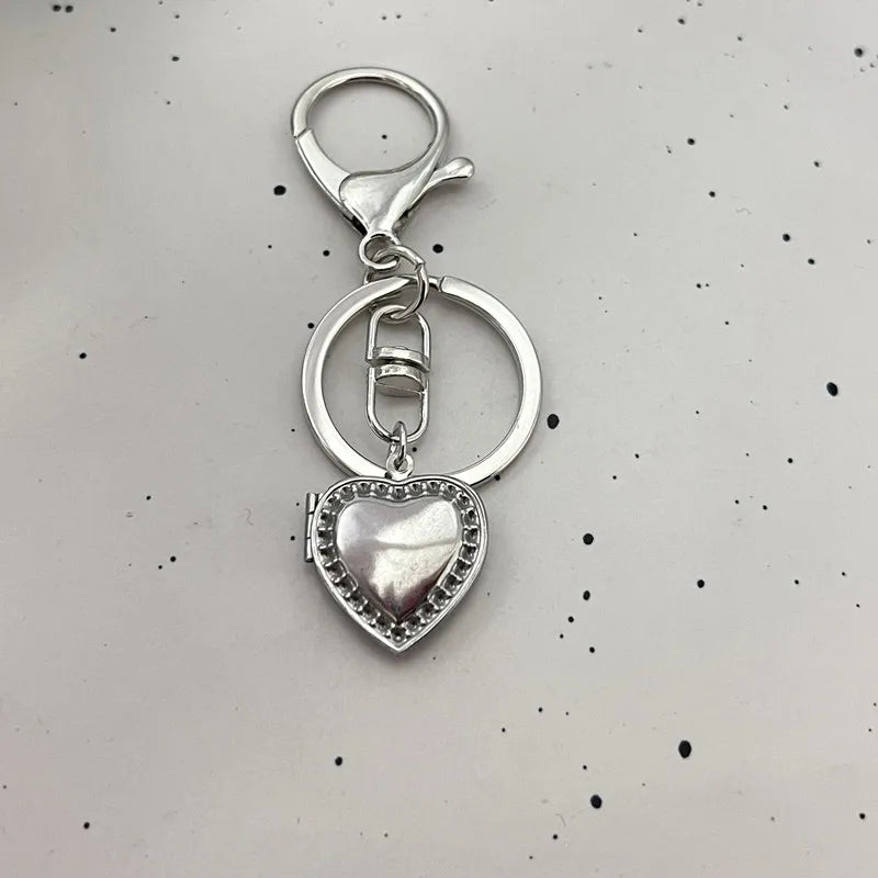 Romantischer Herz Medaillon Fotorahmen Schlüsselanhänger Geschenkidee
