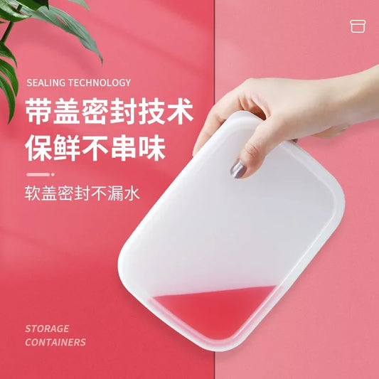 Kunststoff Frischhaltedose mit Deckel – Kühlschrank, Bento Box für Obst & Lunch