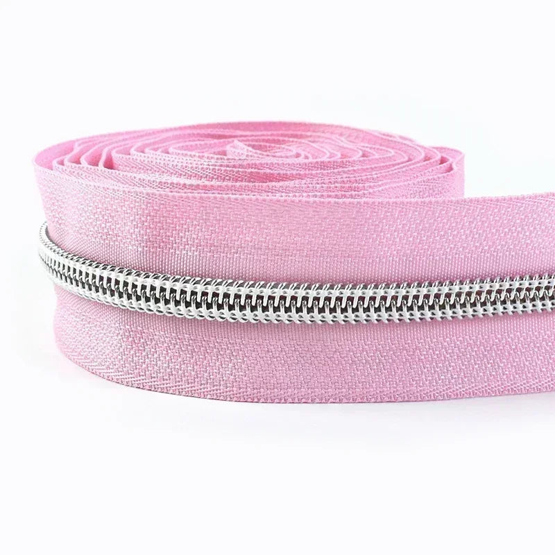 Nylon Reißverschluss Meterware DIY Kleidung Taschen Reparatur 5/10/20m Länge