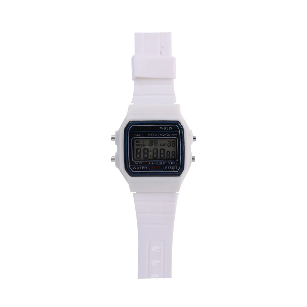 Digitale LED Armbanduhr – Quadratisch, Sport Business Silikon für Damen Herren