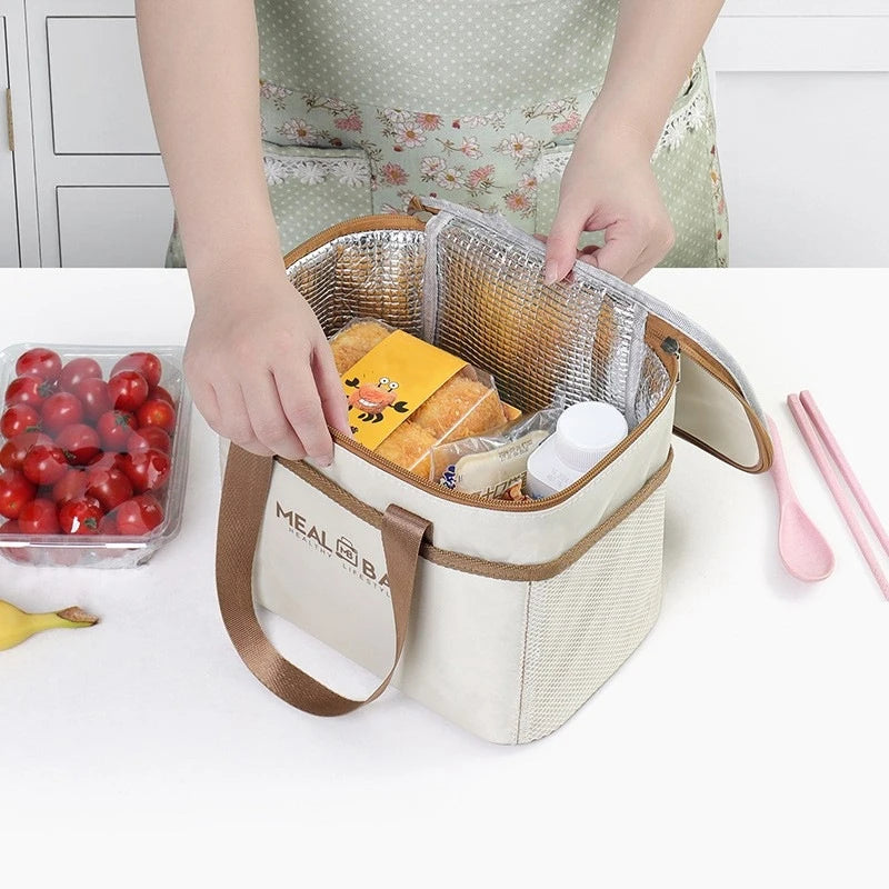 Tragbare isolierte Lunchtasche mit Schultergurt, wasserdicht und praktisch