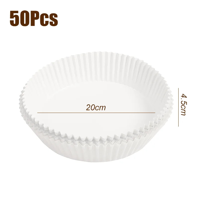 Einweg Backpapier-Liner für Heißluftfritteuse aus Pergamentpapier