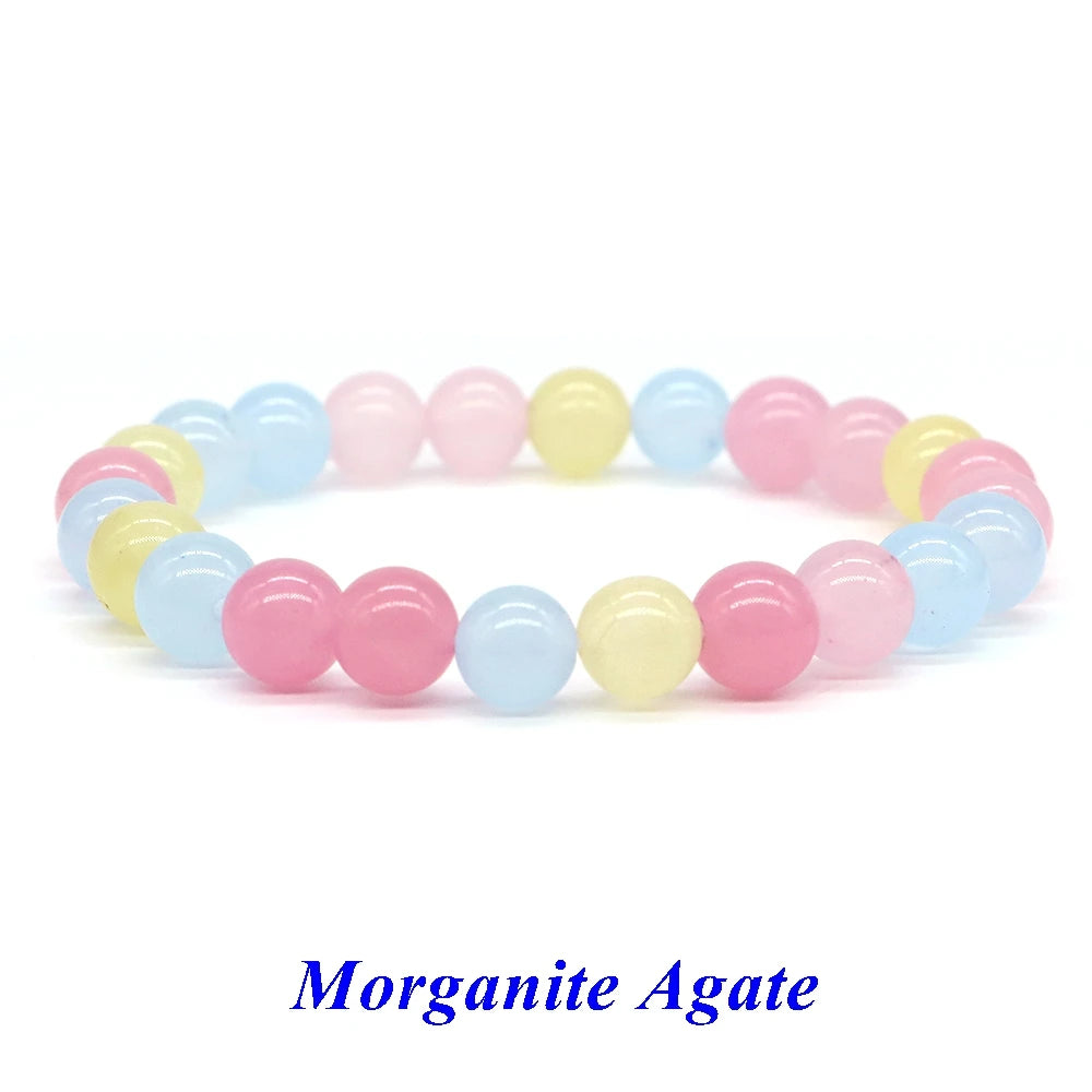 Natürliches Aquamarin Quarz Armband für Yoga und Meditation