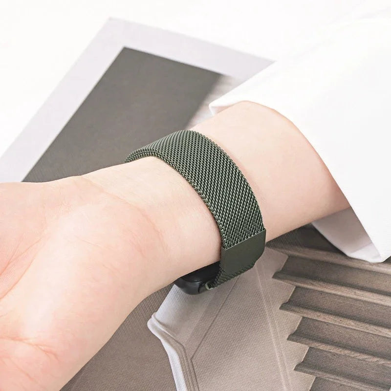 Magnetisches Milanese Metallarmband für Huawei Band 8 - 9 – Komfort - Stil
