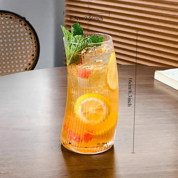 Japan 3D Mountain Whiskey Glas mit Geschenkbox, Old Fashioned Set