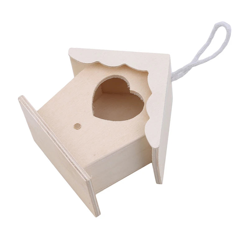Hängendes Holz Vogelhaus für Garten - Gemütliche Vogelheim