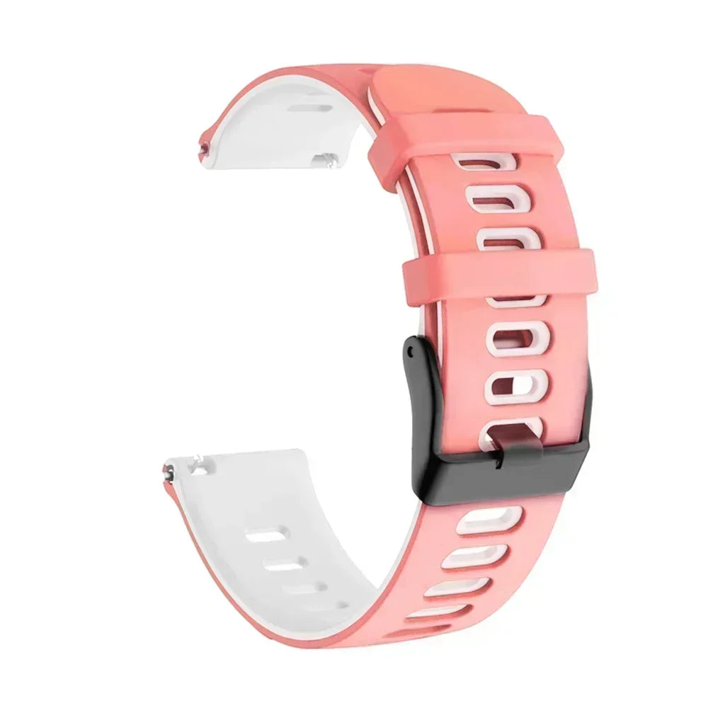 Flexibles Silikon-Sportarmband 20/22 mm – Komfort - Halt für Garmin - Co.