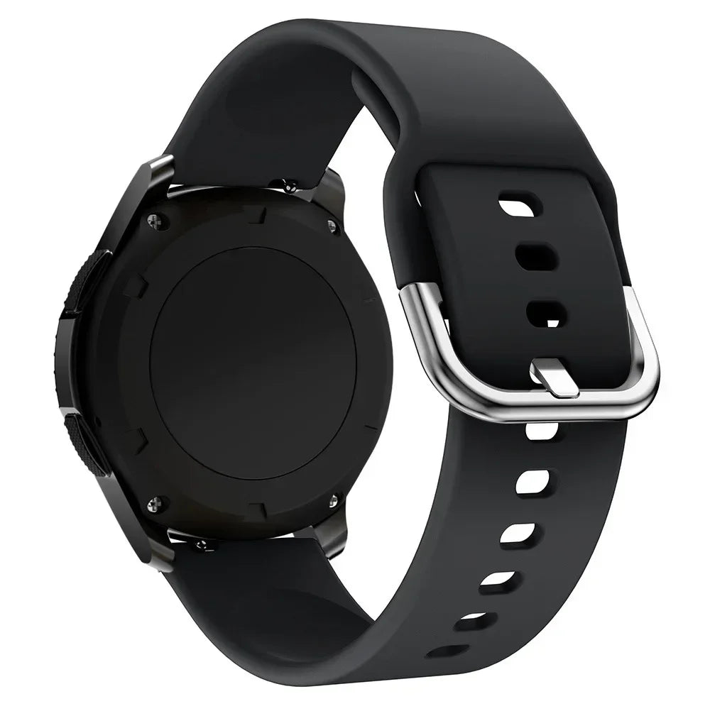 Silikon Uhrenarmband 20/22mm kompatibel mit Smartwatches und Sportuhren
