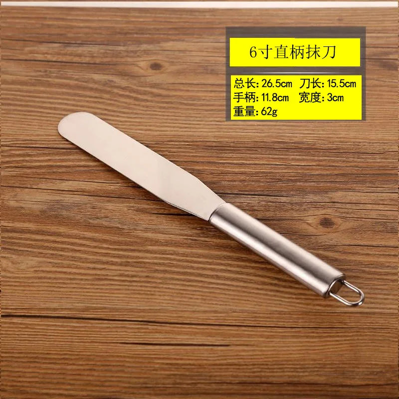 Edelstahl Kuchen-Spachtel 6-12 Zoll | Präzises Cremewerkzeug für Profi - Hobby