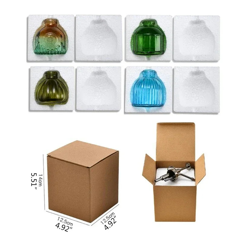 Vintage Glas Gießkanne mit Luftdruck-Spray für Garten und Haushalt