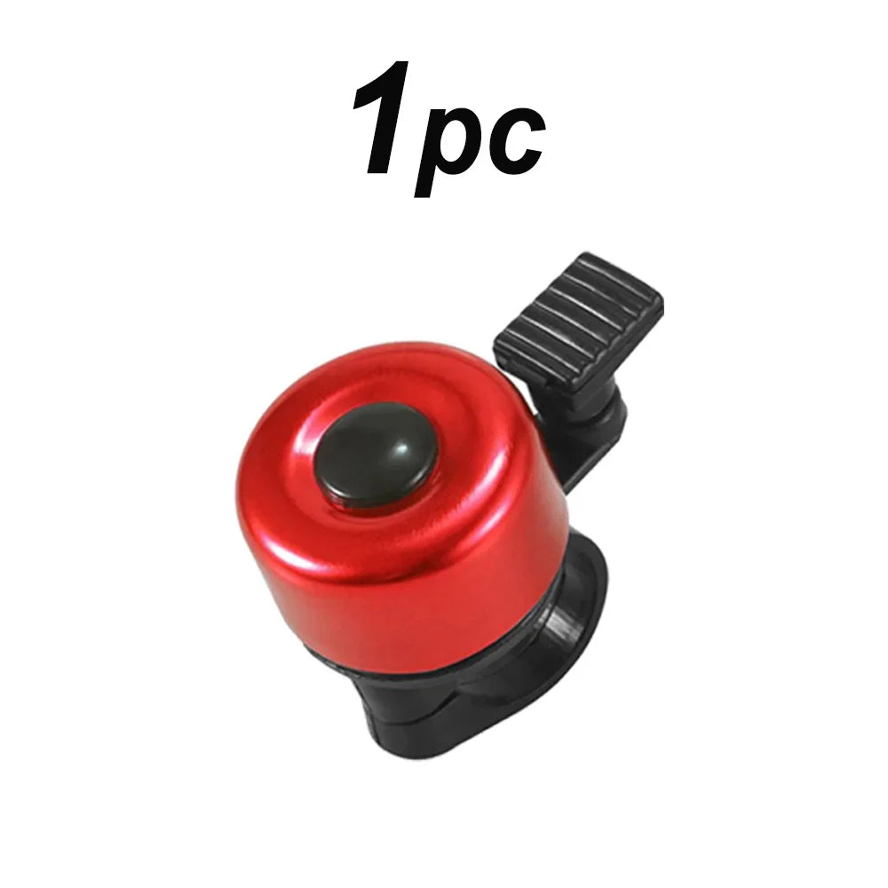 Robuste Aluminium-Fahrradklingel mit klarem Ton für 20-25 mm Lenker, Set wählbar