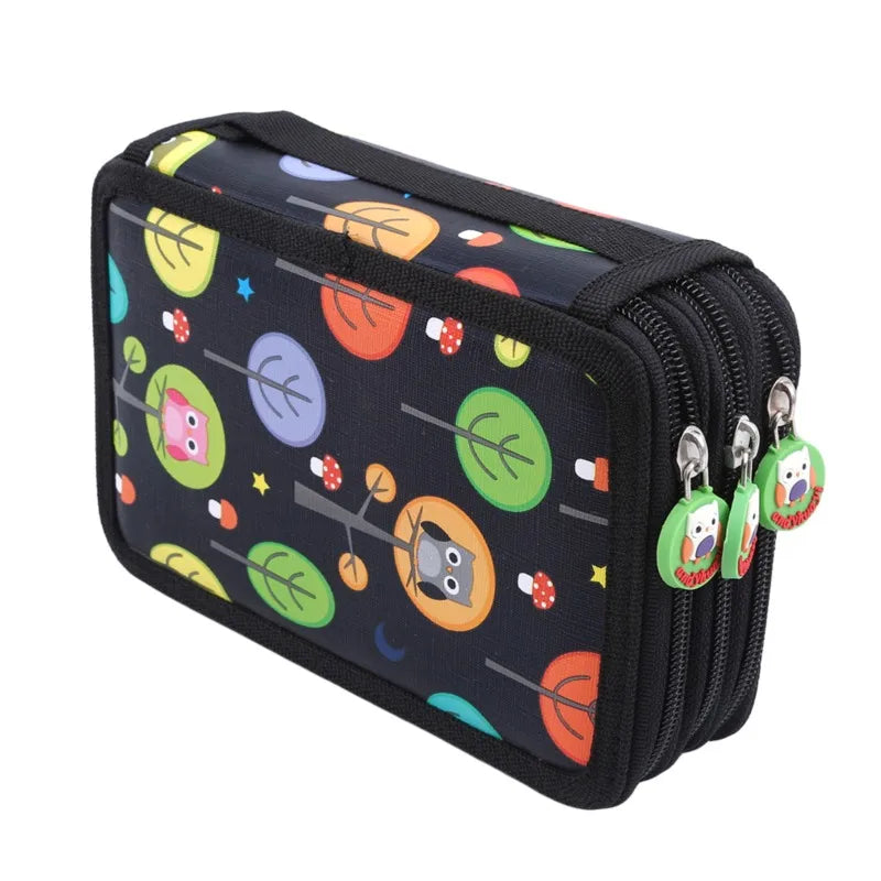 Große Bleistift Tasche Organizer mit 32 52 oder 72 Fächern für Künstler