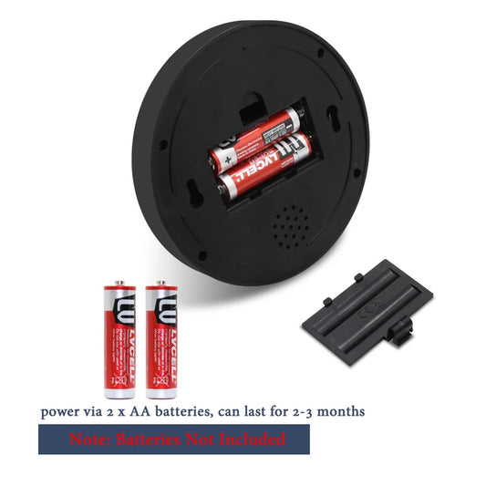 Realistische schwarze Dummy CCTV-Kamera mit blinkender LED – Abschreckung pur