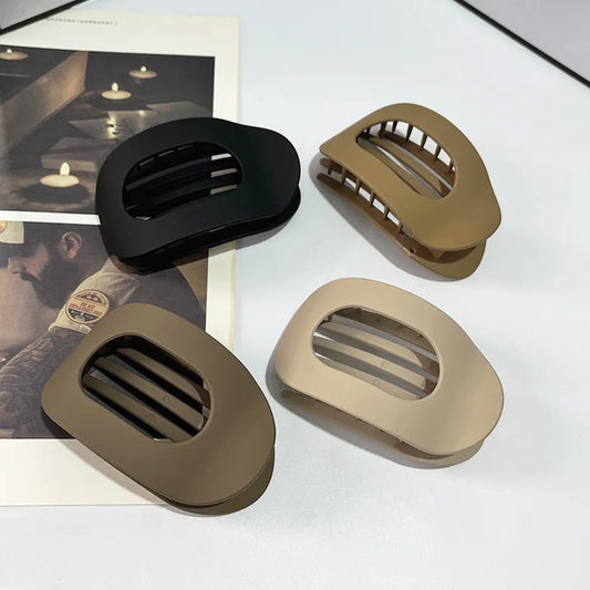 Matte ovale Haarklaue für Frauen – Sichere Frisuren und Eleganz