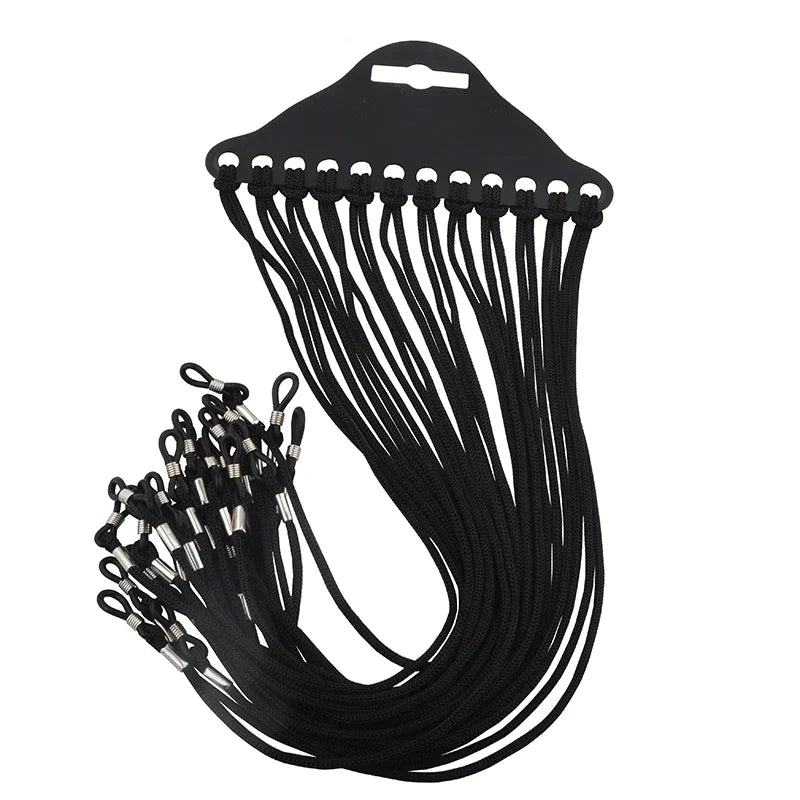 Unisex Brillenband aus Polyester – 12er Set praktische Glasses Cord