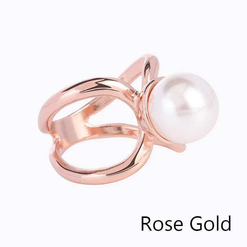 Elegante Perlen-Schal Schnalle – Multifunktionales Accessoire für Damen aus Eisen