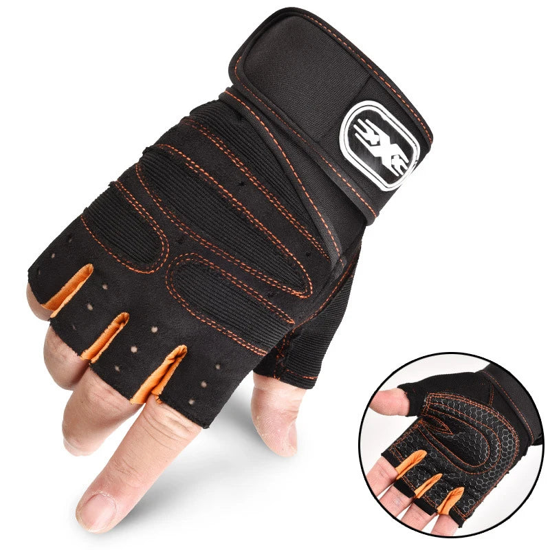 Stoßfeste Gym Handschuhe Unisex – Komfort - Grip für Fitness - Bodybuilding