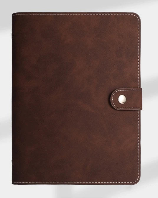 A5 A6 A7 PU Notizbuch Hülle DIY Ringbuch für Tagebuch Agenda Fotoalbum