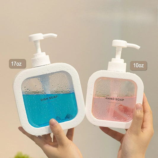 Bad Seifenspender nachfüllbar – 300ml/500ml für Shampoo Lotion Reise