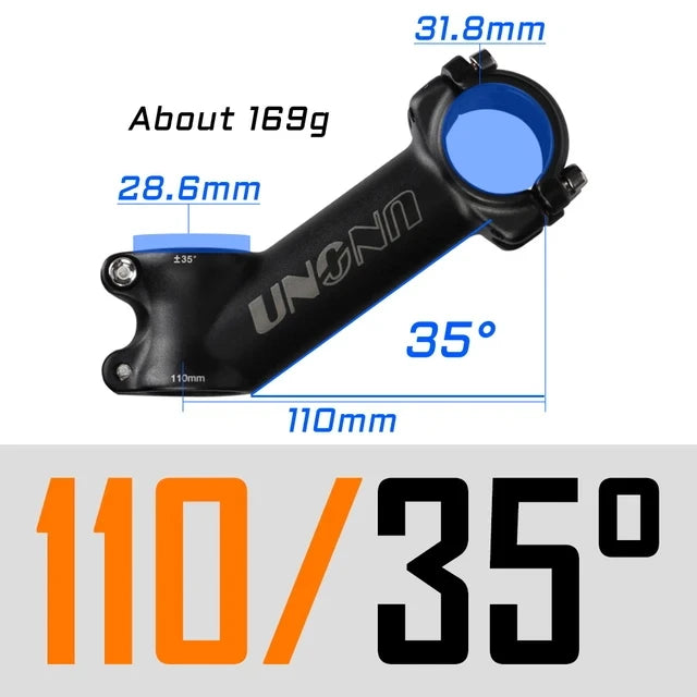 Ultraleichter MTB Fahrradvorbau Aluminium 31 8 mm Verschiedene Längen